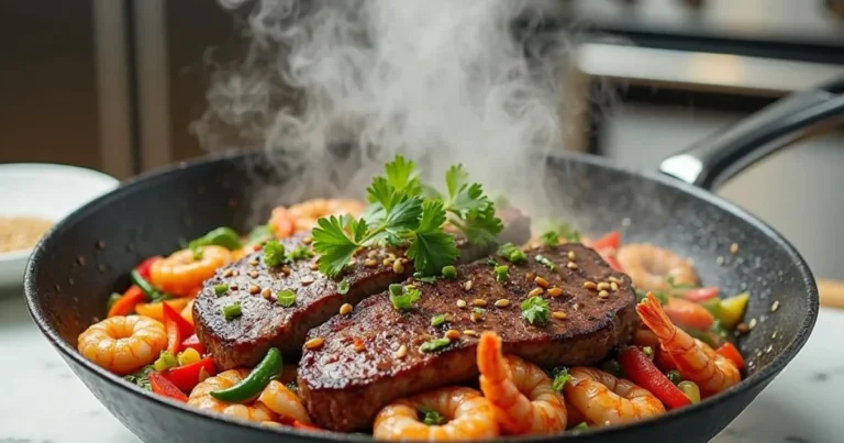 steak and shrimp stir fry