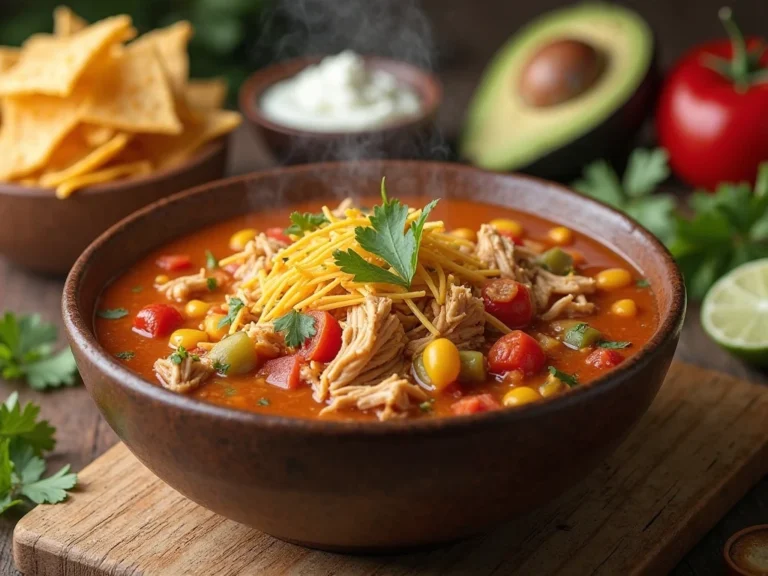 easy chicken taco soup
